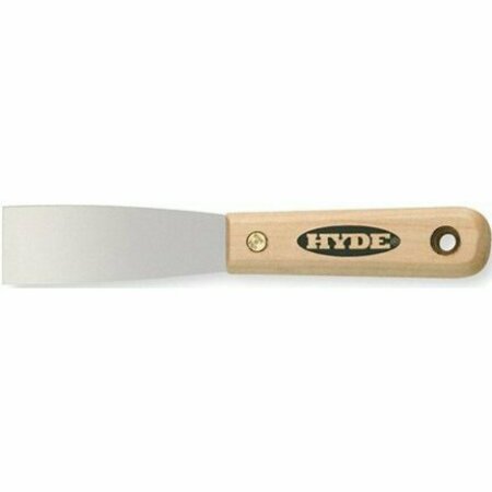 HYDE MFG 1-1/4 XHD STIFF PUTTY KNIFE W/HARDWOOD H 07210